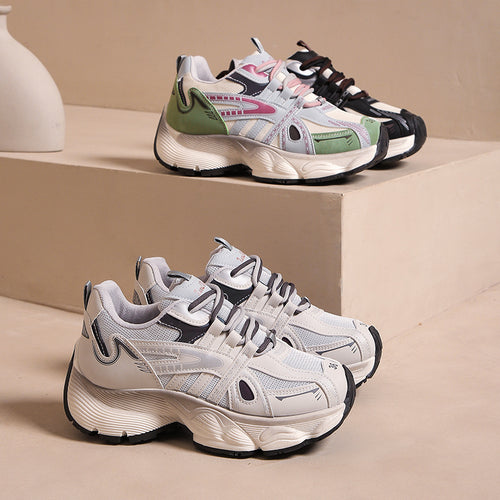 Damen Sportliche Lauf Sneakers mit dämpfender Technologie und atmungsaktivem Obermaterial EB