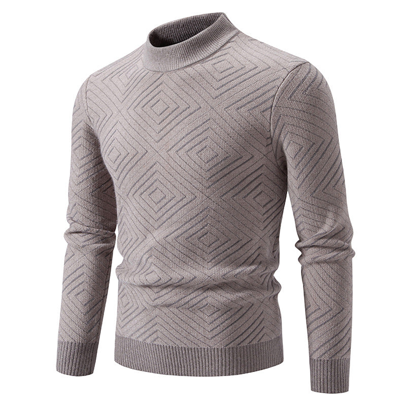 Herren eleganter Pullover mit Strukturmuster EB
