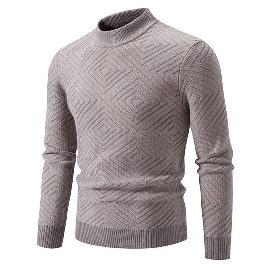 Herren eleganter Pullover mit Strukturmuster EB
