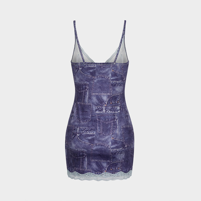 Damen Crop-Top und Minirock Set EB