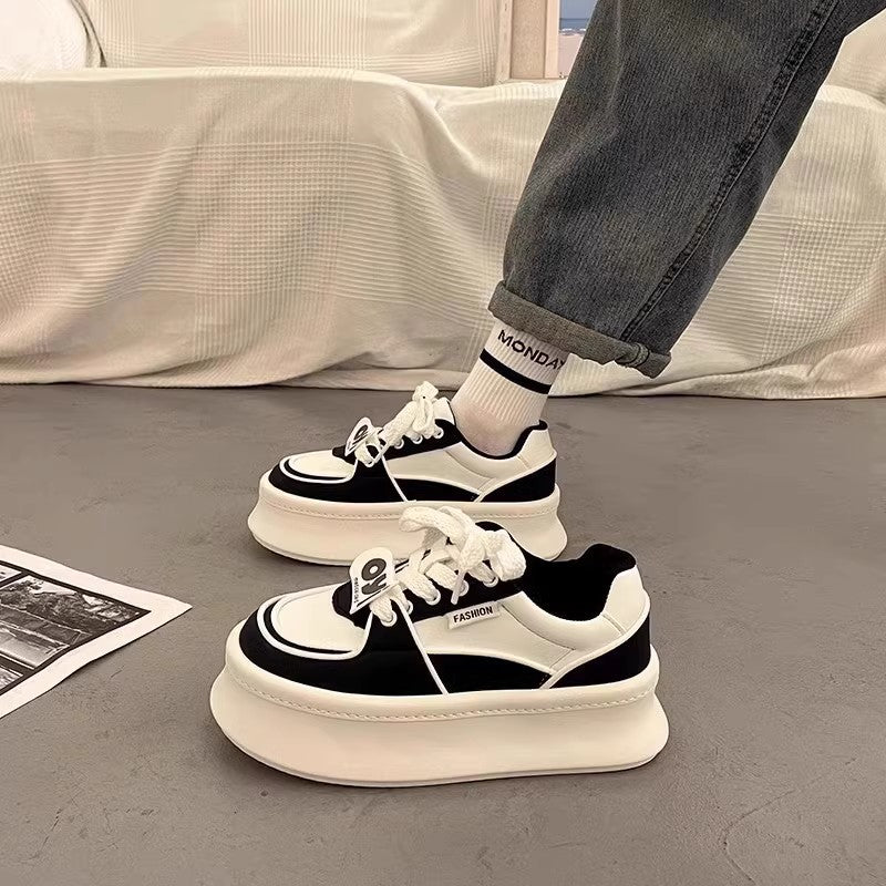 Damen Modische Plateau Sneakers mit innovative Dämpfungstechnologie EB
