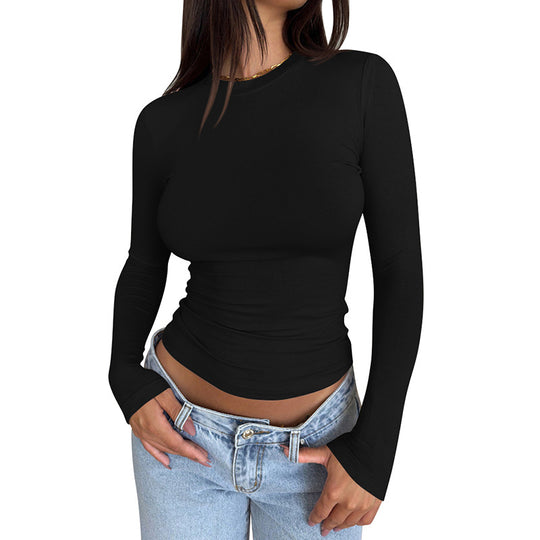 Damen Langarmshirt mit körperbetontem Schnitt EB