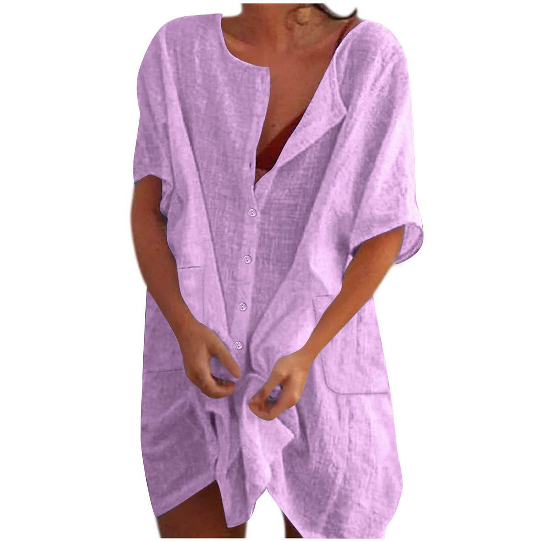 Damen lässiges Strandkleid EB