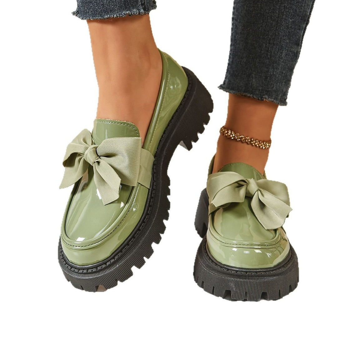 Damen Elegante Schnürschuhe mit modischem Schleifendesign EB