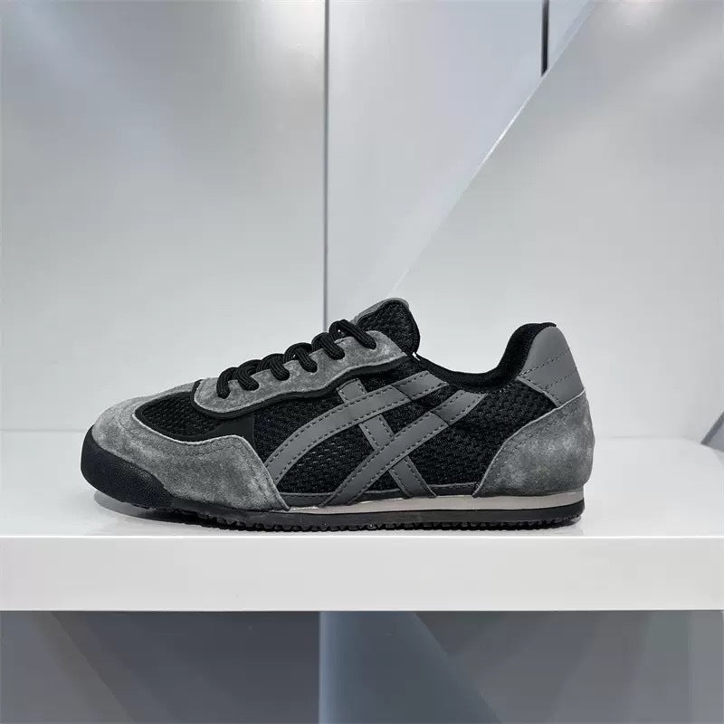 Damen modische und atmungsaktive Sneaker mit hochwertigem Wildleder und Mesh von EB