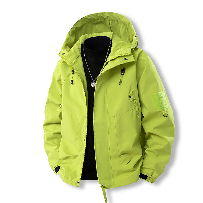 Herren Outdoor- und Freizeitjacke mit verstellbarem Kapuzenkragen und praktischen Taschen EB