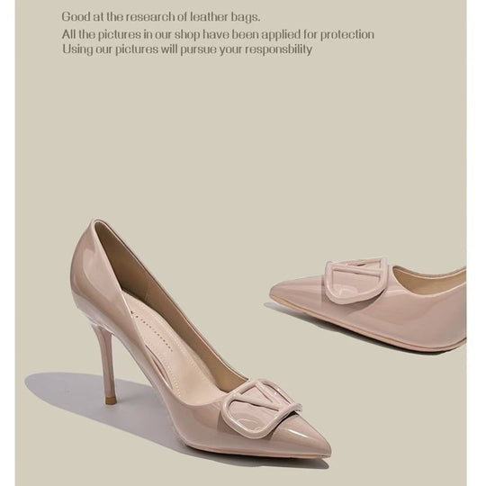 Damen elegante High Heels mit raffinierter Schleifenapplikation EB