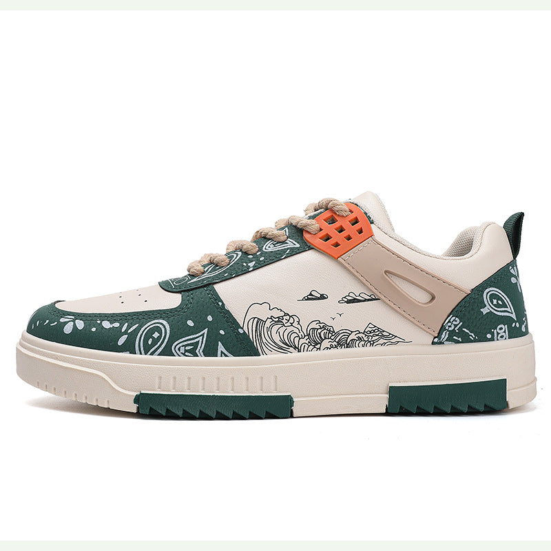 Herren Sportliche Sneaker mit einzigartigem Grafikschema EB
