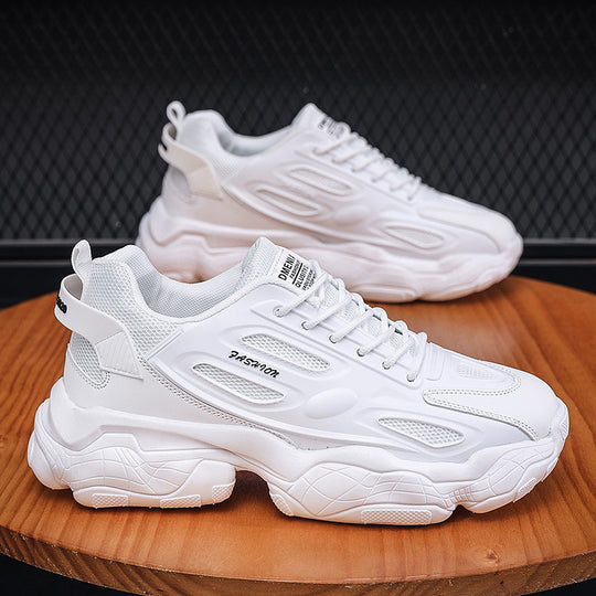 Damen Modische Sneakers mit stoßdämpfendem Sohlenprofil und atmungsaktivem Obermaterial EB