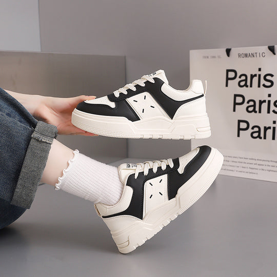 Damen modische Chunky Sneakers mit atmungsaktiver Mesh-Oberfläche und rutschfester Profilsohle EB