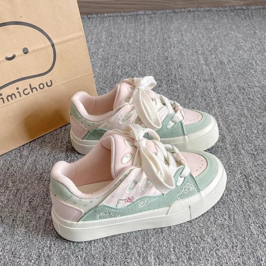 Damen Modische Sneaker mit verspieltem Motiv und weichem Futter EB