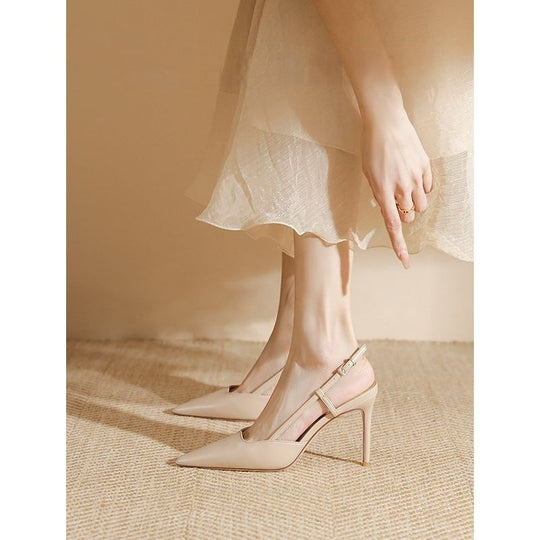 Damen Slingback High Heels mit eleganter Spitzenform R&B