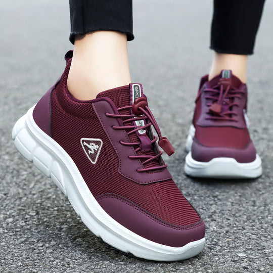 Damen Sportliche hochdämpfende Sneakers mit atmungsaktivem Obermaterial EB