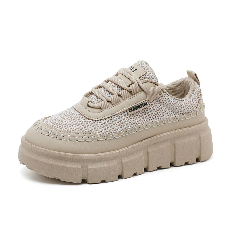 Damen Sportliche Trend-Sneaker mit Federung und atmungsaktivem Obermaterial EB