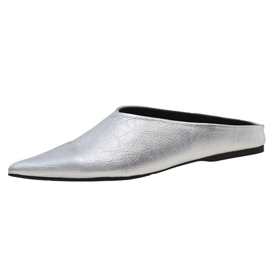 Damen Elegante Mules aus hochwertigem Kunstleder EB