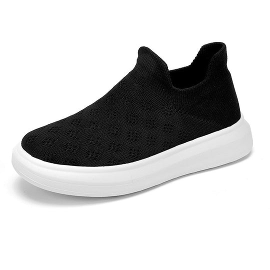 Damen Komfortable Knit Slip-On Sneakers EB
