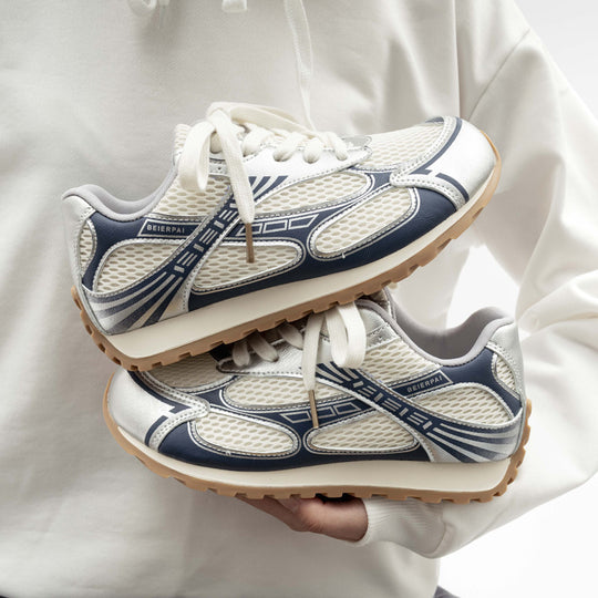 Damen Atmungsaktive Freizeitsneakers mit innovativer Mesh-Technologie und rutschfester Sohle EB