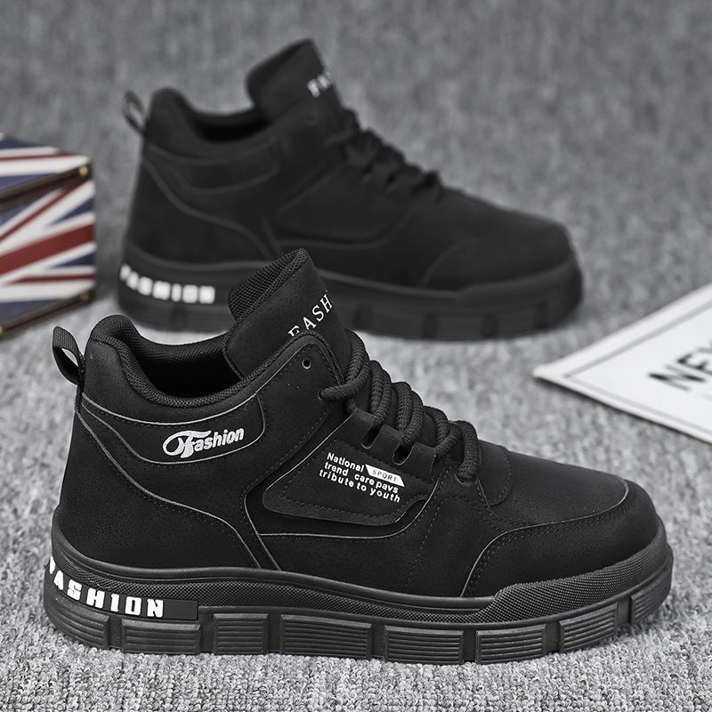 Damen Sportliche High-Top Sneakers mit dämpfendem Sohlenprofil und robuster Konstruktion EB