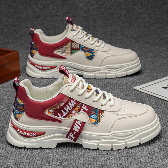 Damen Sportliche Sneaker mit modischem Ethnomuster EB