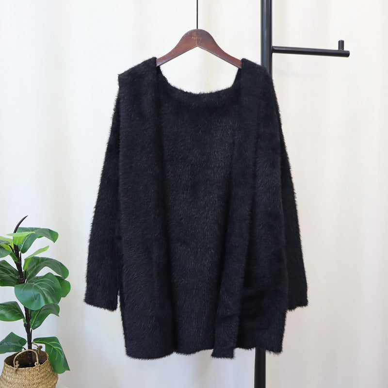 Damen Kuscheliger Cardigan mit langen Ärmeln und praktischen Taschen EB