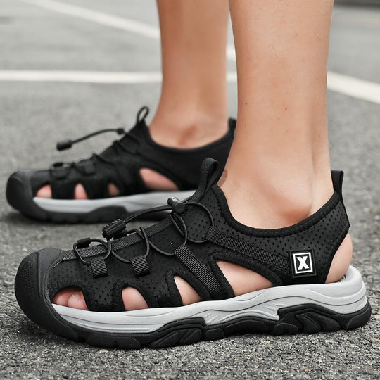 Damen Sportliche Outdoor-Sandalen mit rutschfester Sohle und atmungsaktivem Obermaterial EB