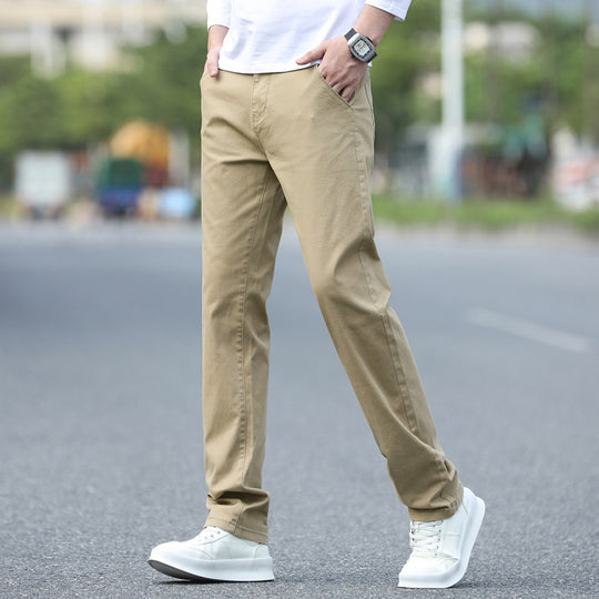 Herren Chinos mit schmalem Schnitt und elastischem Bund EB