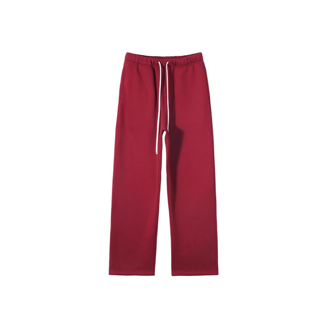 Damen nan weite Relax-Sweathose mit elastischem Komfortbund, kontrastierendem Kordelzug und geradem Bein EB