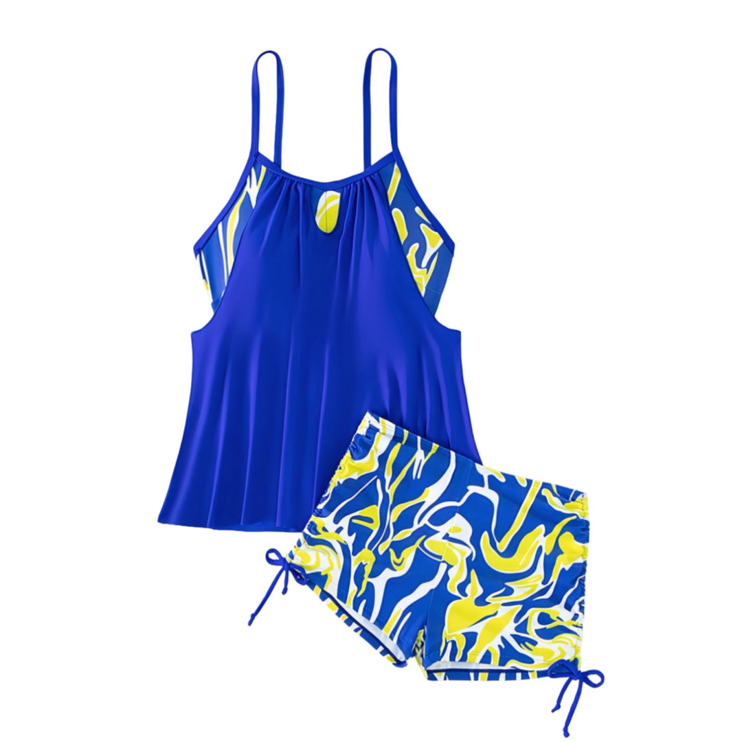 Damen Badekleid mit Shorts im modernen Design EB