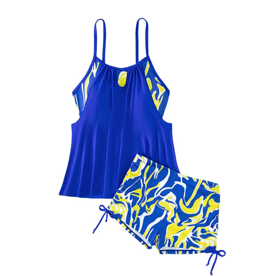 Damen Badekleid mit Shorts im modernen Design EB