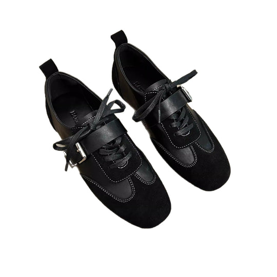 Damen modische Schnürschuhe mit dekorativem Element und hochwertiger Verarbeitung EB