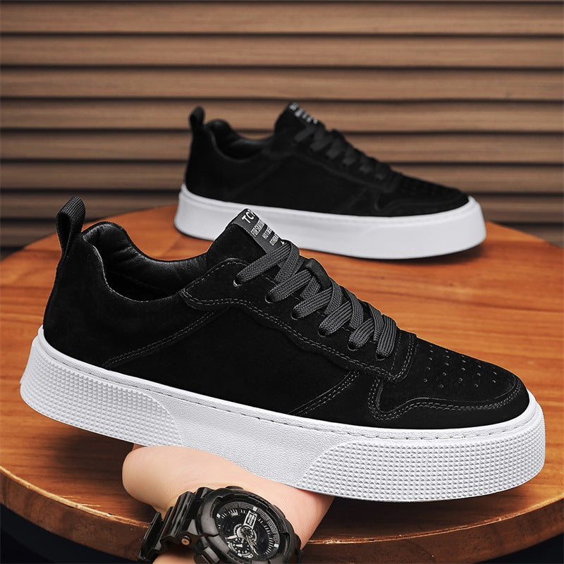 Damen Sneakers mit hochwertigem Wildleder-Obermaterial und rutschfester Sohle EB