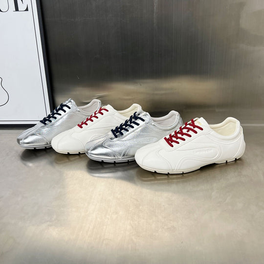 Damen Sportliche Sneakers mit atmungsaktiver Obermaterialstruktur und stabiler Sohle EB