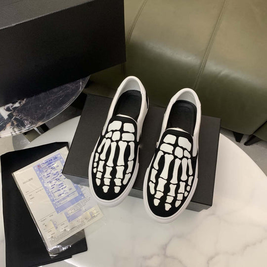 Damen Slip-On Sneakers mit innovativem Oberflächenmuster und rutschfester Sohle EB