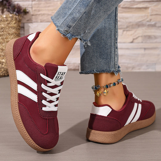 Damen Urbanes Lifestyle-Sneaker mit sportlichem Obermaterial und rutschfester Sohle EB