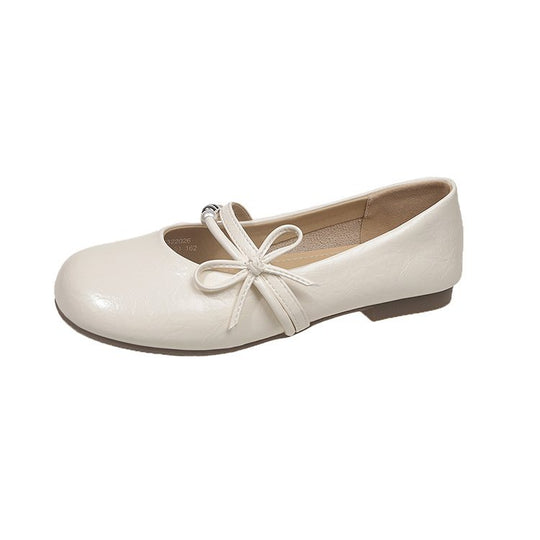 Damen Ballerinas mit Schmuckdetail und elegantem Riemen EB