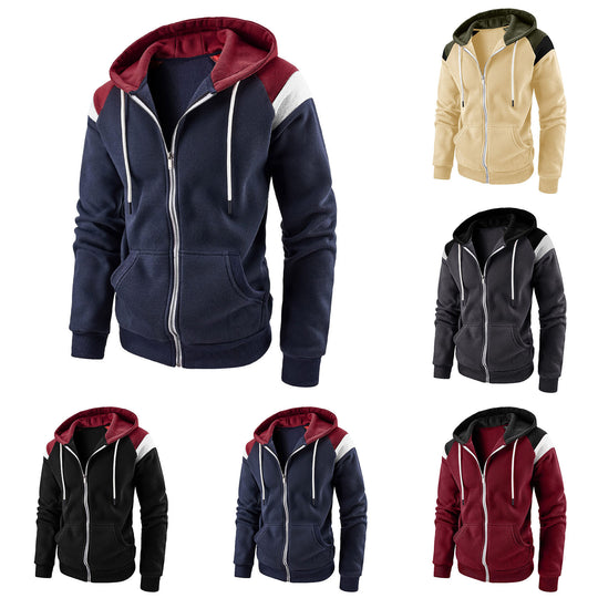 Herren sportlicher Kapuzenzipper EB
