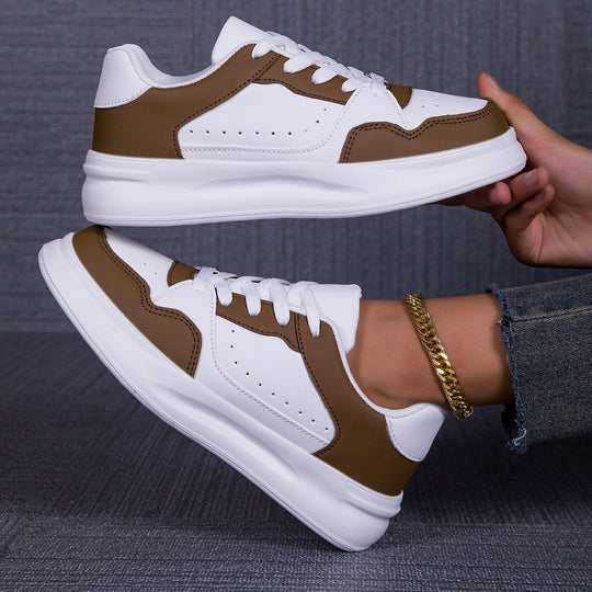 Damen Sneakers mit kontrastierenden Farbakzenten und dämpfender Sohle EB