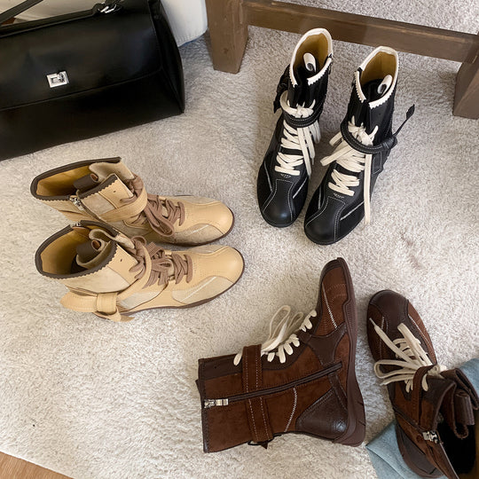 Damen Schnürboot mit elegantem Riemen und trendiger Gestaltung EB