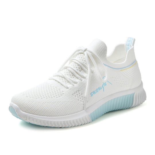 Damen Sportliche Freizeitsneaker mit atmungsaktivem Mesh-Obermaterial und Dämpfungssystem EB