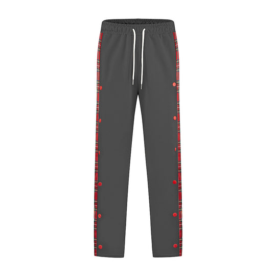 Herren Sportliche Jogginghose mit Druckknopf-Design und elastischem Bund EB