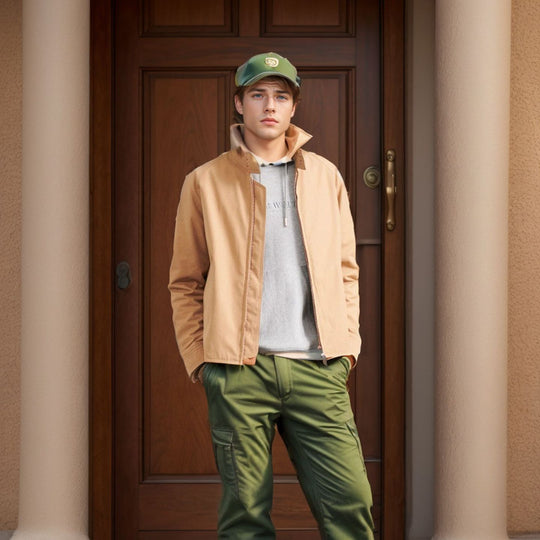 Herren lässige und moderne Übergangsjacke EB