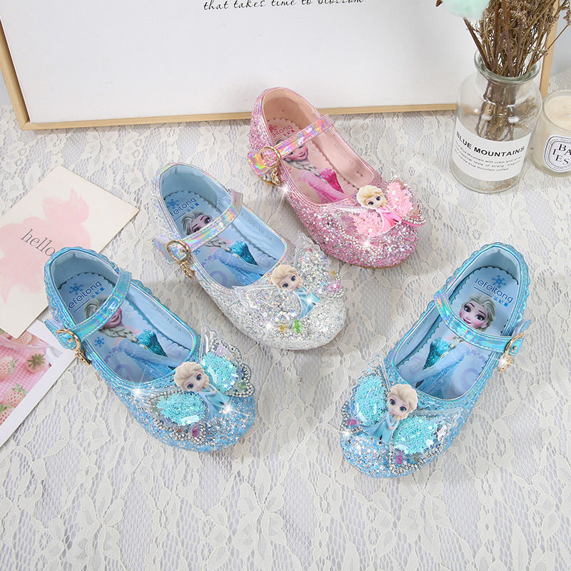 Damen Glitzernde Ballettschuhe EB