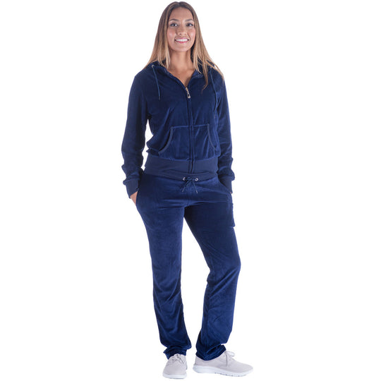 Damen Sportlicher Jogginganzug mit Kapuze EB