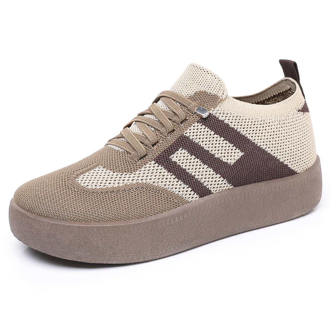 Damen Bequeme und atmungsaktive Sneakers mit Plateau von EB