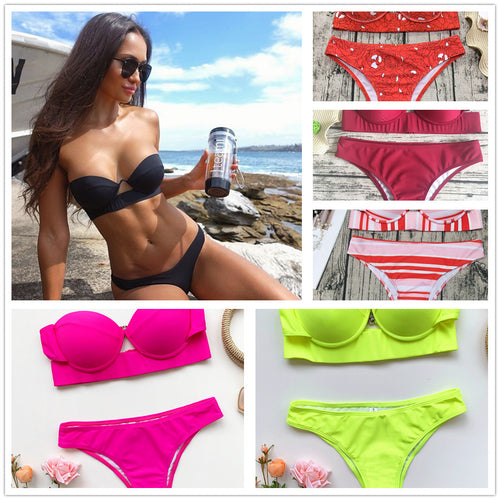 Damen Push-Up Bikini set EB