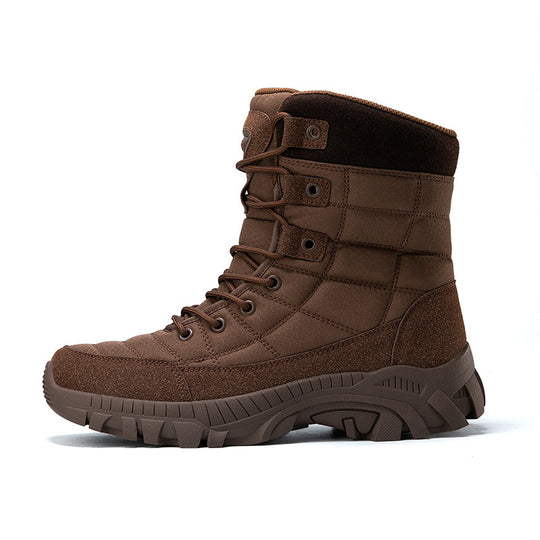 Herren Militärische Winterstiefel mit isolierendem Innenfutter und rutschfester Sohle EB