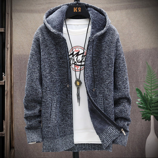 Herren bequeme und stylische Kapuzenjacke EB