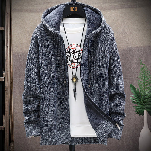 Herren bequeme und stylische Kapuzenjacke EB