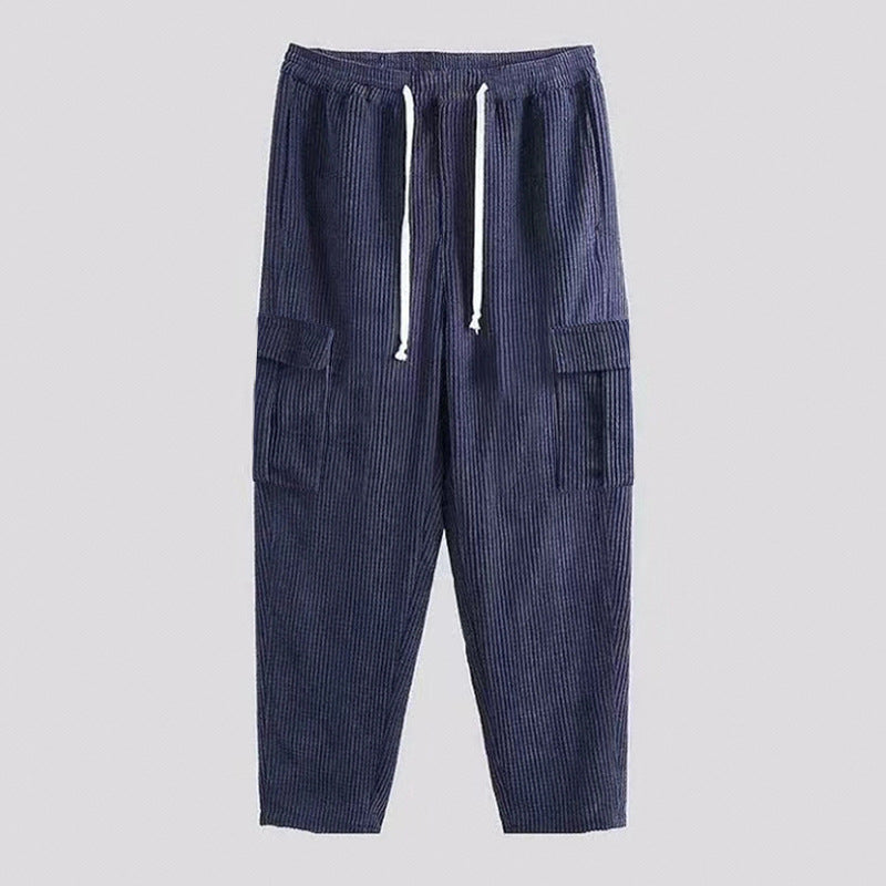 Damen Cargo-Hose mit elastischem Bund und praktischen Seitentaschen EB