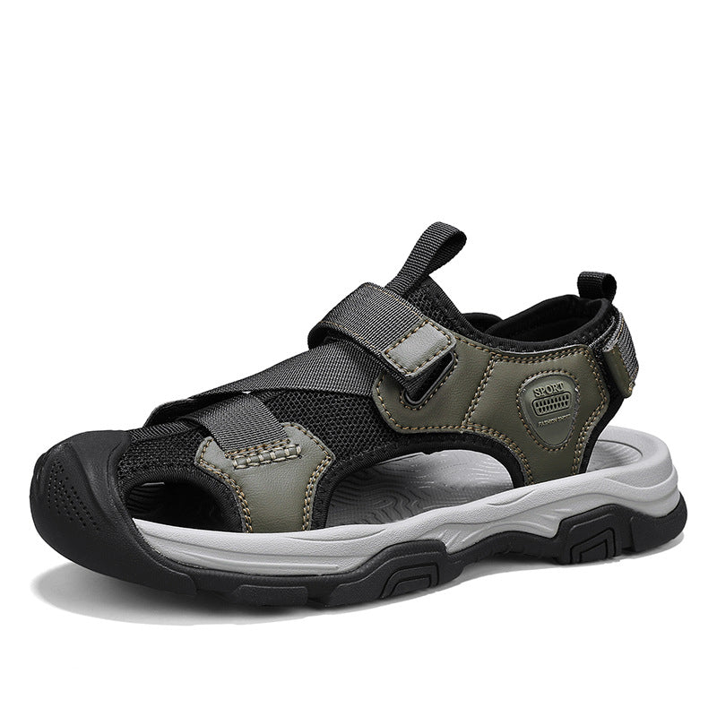 Damen Sportliche Freizeitsandalen mit verstellbarem Klettverschluss und rutschfester Sohle EB